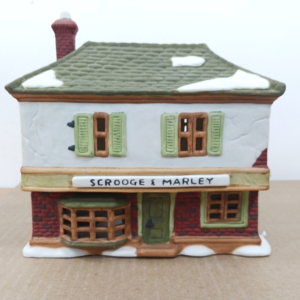 Dept 56 Dickens Village Scrooge and Marley Counting House 1986 6500-5